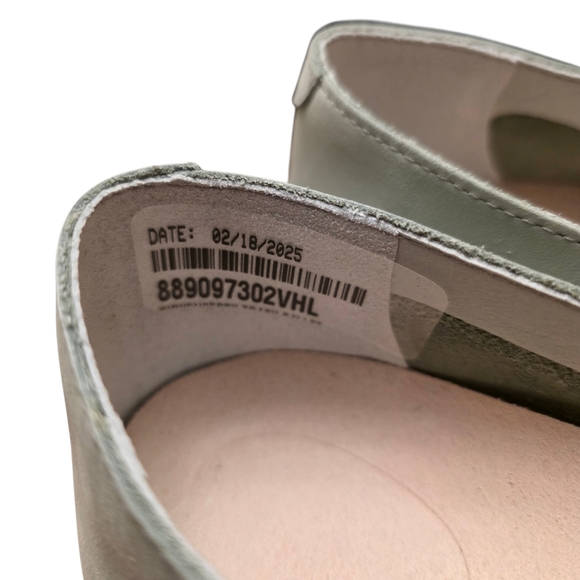 Birkenstock Tracy Sage Green Leather Mary Jane Size 10 Narrow - Picture 5 of 15